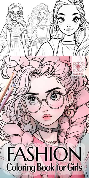 beautiful coloring book for girls 8-12